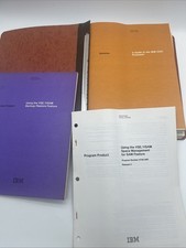 4 Vintage IBM System (4331 Processor, VSE/VSAM, & Disk Operating System) Manuals picture