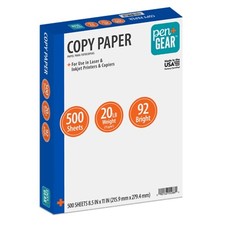 Pen+Gear Copy Paper 8.5x11 Copy Paper White Mega Ream Paper 92 Bright, 500 Sheet picture