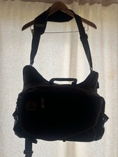 OGIO Street Shoulder Messenger Laptop Bag 15in Padded Sleeve Plaid Brown/Black picture