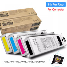 4PC For Riso Comcolor FW-1230R 2230R 5230R 5231R 5000R Compatible Ink Cartridge picture