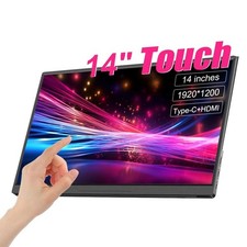 14Inch Touch Screen Portable Monitor Gaming Computer Expand Display For XBox PS picture