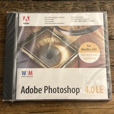 NEW & SEALED Adobe Photoshop 4.0 LE PC Mac 1997 Collector's Vintage Software picture