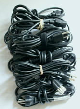 Lot of 10 6 ft. Computer AC Power Cable 18 AWG 300V  3 Prong Power Cord picture