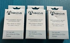 DELL Series 31 Yellow Magenta Cyan Ink Cartridge. Brand New Sealed Box Abacus picture