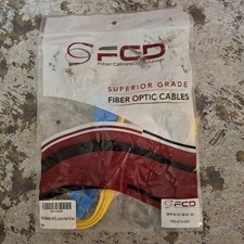 FCD Fiber Optic Patch Cable 2M OS2 SC to SC Duplex 9/125 Single Mode Jumper picture