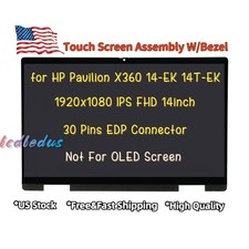 N09468-001 For HP Pavilion X360 14-EK 14T-EK N09469-001 LCD Touch Screen w/Bezel picture