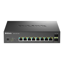 D-Link 10-Port Multi-Gigabit Smart Managed PoE 8 Port + 2 10G SFP+, Black picture