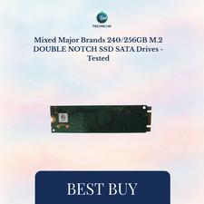 Mixed Major Brands 240/256GB M.2 DOUBLE NOTCH SSD SATA Drives - Tested picture