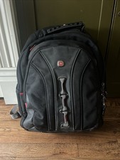 Wenger The Legacy Notebook Carrying Backpack Black / Gray 16” Laptop TSA Ready picture