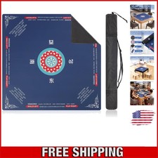 Classic Chinese Style Mahjong Mat 31.5'' Non-Slip Noise Reduction for Game Night picture