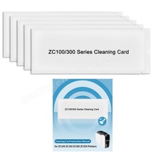 105999-311 5PCS Cleaning Card for Zebra ZC100 ZC150 ZC300 ZC350 ID Printer picture