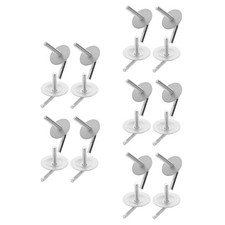 20Pcs Fan Mounting Assembly Screws Iron Silver for Household Fan Repair picture