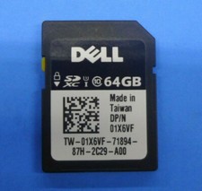 New Genuine Dell 64GB iDRAC vFLASH Class 10 SD XC Card 1X6VF picture