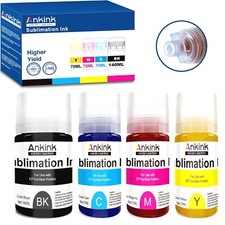 Ankink Sublimation Ink 502 522 Autofill for Epson Ecotank ET-2800 ET-2803 ET-... picture