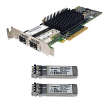 Fujitsu A3C40195667 Emulex LPE31002-M6 Dual Port 16G FC SFP+ PCIex8 HBA GBICs LP picture