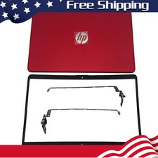 New For HP 15-DW 15-DW0083WM 15T-DW Top Back Cover & Bezel Hinges M03725-001 Red picture