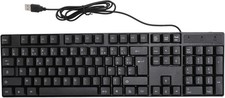USB Wired Gaming Keyboard 1 Pcs Ergonomic French Azerty Layout For Laptop Office picture