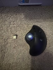 Logitech Logi Ergo M575 Trackball Ergonomic Mouse - Black - USB Dongle Included picture