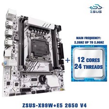 ZSUS X99-W Motherboard Set Kit Memory and NVME M.2 SAT No CPU picture