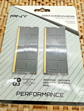 PNY MN64GK2D43200TB Performance DDR4 Notebook Laptop RAM 64GB (2x32GB) 3200MHz picture