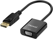 Displayport (DP) to VGA Adapter, Gold-Plated Display Port to VGA Adapter (Male t picture