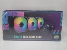 Cooler Master 360L Core AIO CPU Cooler - 360mm ARGB Intel AMD Black picture