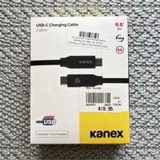 Kanex USB-C to USB-C Cable Thunderbolt 3 Compatible 6.6 ft/2M Black picture
