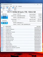 SK hynix PC711 1TB M.2 2280 NVMe PCIe Gen 3 SSD 100% Health Tested picture