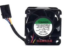 SUNON PSD1204PQBX-A 4028 DC12V 9.6W 0.8A 4-wire Server Cooling Fan picture