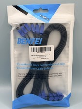 BENFEI SATA III Data Cable 6-Pack High Speed Straight Black Blue picture