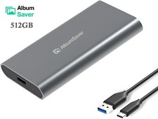 Album Saver External Solid-State Drives 512GB USB Type C- 500MB/S Super Speed picture