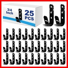 25 Pcs J Hooks for Cable Management Hanging Cable Support J Hooks 3/4 Inch picture