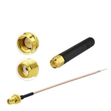 868MHz 900MHz 915MHz RFID ZigBee Omni Antenna 1.5dbi Aerial + RF SMA RG178 Cable picture