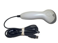 Lot of 10x Metrologic White MS9520 Laser Barcode Scanner +10x MX009 USB Cable picture
