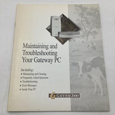 1997 Gateway Maintaining And Troubleshooting Your Gateway PC + Original COA picture