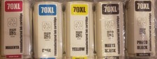 5pk Compatible for HP 70XL ink cartridges DesignJet z2100 z5200 picture