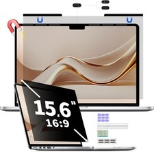 Magnetic Laptop Privacy Screen for 15.6 Inch 16:9, Removable Privacy Filter picture