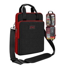 ZINZ Laptop Case 12.9 13 Shoulder Bag, Expandable Handbag with Valuables Comp... picture