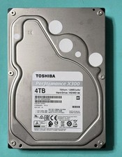 TOSHIBA 4TB 7200 RPM HDWE140 PERFORMANCE X300 HARD DISK DRIVE picture