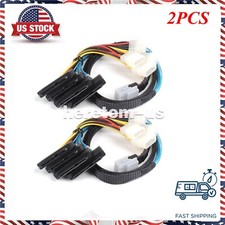 2PCS Mini SAS Cable Internal HD SFF-8087 to 4x29Pin SFF-8482 with SATA Power 1M picture