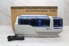 Zebra P430i Dual-Sided Color ID Card Printer 300 DPI USB Ethernet - Count 19758 picture