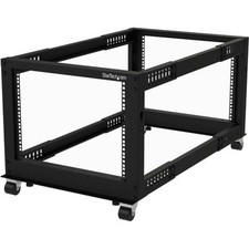 StarTech 8U 19 Open Frame Server Rack - Compact (4postrack8u) picture