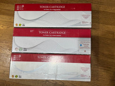 Lot of 3 Premium Toner Cartridges for HP 827A CF301A CF302A CF303A M880 CMY picture