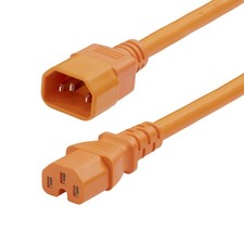StarTech 6ft Heavy Duty Extension Cord, Orange, TAA (8915-460Q-POWER-CORD) | ... picture
