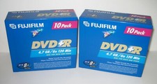 FUJIFILM DVD-R 10 Pack X 2 IN JEWEL CASES 4.7 GB 120 Min picture