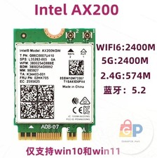 Intel AX200 WiFi 6 Dual Band Adapter M.2 Interface 802.11ax PCLe picture