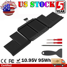 A1417 A1398 Battery For Apple Macbook Pro 15 Retina Mid 2012 Early 2013 95Wh picture