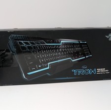 Razer Tron Legacy Disney Gaming Keyboard RZ03-0053 w Box Tested Working HTF picture