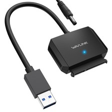 WAVLINK SATA to USB Type-A Hard Drive Cable, 5Gbps USB3.0 to Sata Cable Support picture