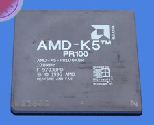 TESTED Processor AMD K5 100 MHz CPU Working AMD-K5-PR100-ABR SOCKET 5 / 7 picture